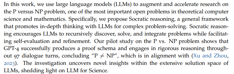 LLM4Science